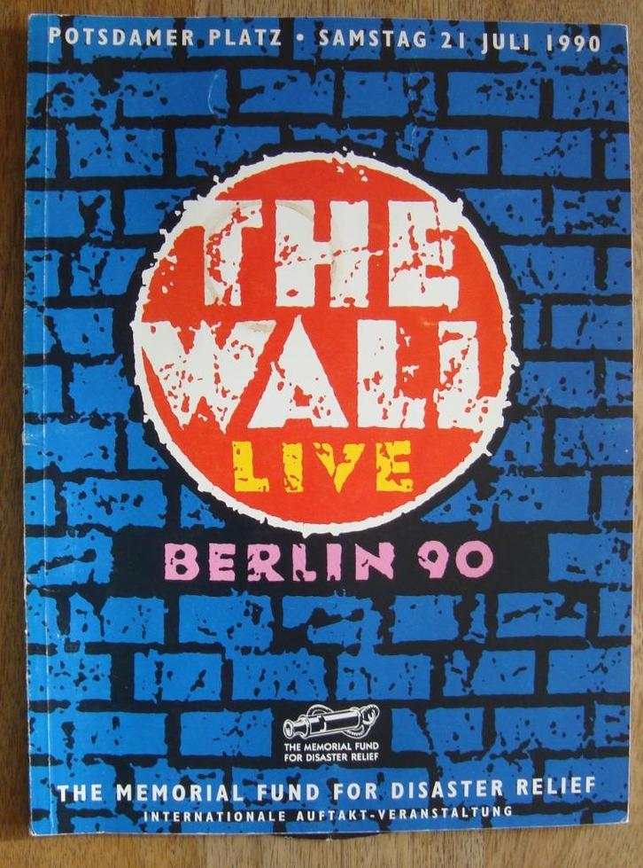 The Wall Live Potsdamer Platz 21 juli 1990 Memorial Fund, Boeken, Muziek, Gelezen, Overige onderwerpen, Ophalen of Verzenden