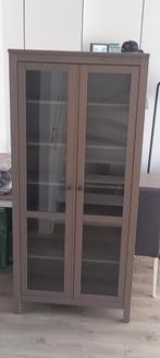 Hemnes vitrinekast van IKEA (90x37x197cm), 50 tot 100 cm, 25 tot 50 cm, 150 tot 200 cm, Gebruikt