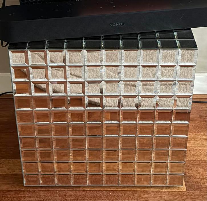 Jotex Salontafel 50x50 - Zo goed als nieuw!, Huis en Inrichting, Tafels | Bijzettafels, Zo goed als nieuw, Vierkant, 45 tot 60 cm