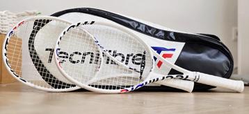 2x Tecnifibre T-Fight 315 – €70 p/st of Set met Tas €175 beschikbaar voor biedingen