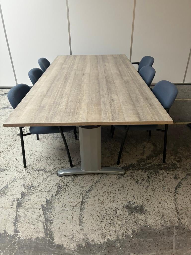 vergadertafel, Huis en Inrichting, Bureaus, Ophalen, In hoogte verstelbaar, Zo goed als nieuw, Bureau