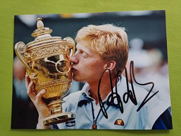 Boris Becker handtekening gesigneerde foto 20x15cm  beschikbaar voor biedingen