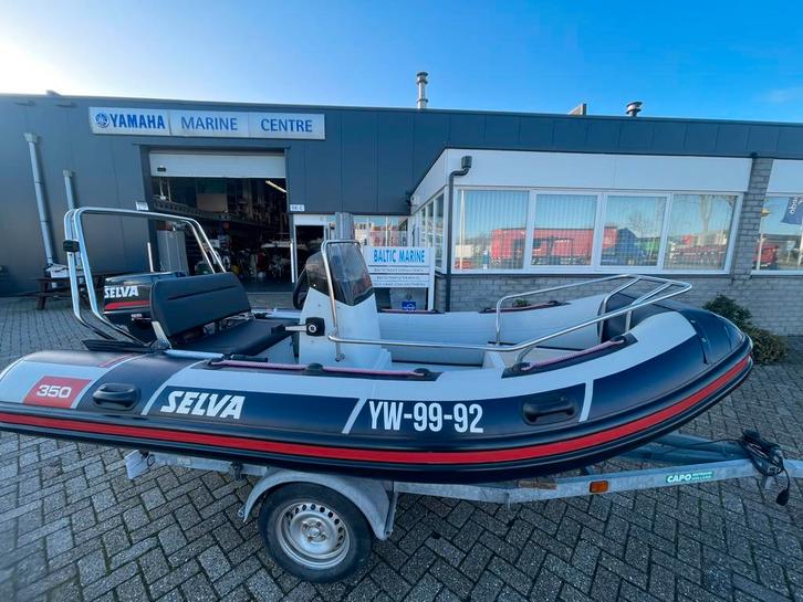 Zeldzaam mooie SELVA 350 RIB, Watersport en Boten, Rubberboten, Zo goed als nieuw, Overige merken, Overige materialen, Minder dan 70 pk