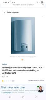 Vaillant gesloten douchegeiser TURBO MAG 11-2/0 met elektron, Minder dan 20 liter, Ophalen of Verzenden, Gebruikt, Geiser