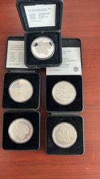 5x proof 50 gulden, Postzegels en Munten, Munten | Nederland, Ophalen of Verzenden