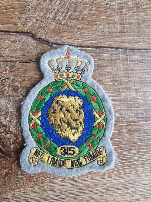 315 SQN - Nec Timide - Nec Tumide, Verzamelen, Militaria | Algemeen, Landmacht, Embleem of Badge, Nederland, Ophalen of Verzenden