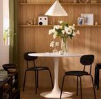 Ikea Docksta Witte Ronde Tafel - Tulpvoet, Huis en Inrichting, Tafels | Eettafels, Ophalen, Kunststof, 100 tot 150 cm, Ikea