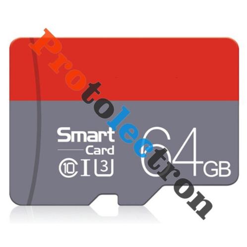 64GB Micro SD Kaart Class 10 | U1  (protolectron), Audio, Tv en Foto, Fotografie | Geheugenkaarten, Nieuw, MicroSDHC, 64 GB, Overige