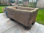 Mooie hoge zandstenen trog / bloembak, Tuin en Terras, Ophalen, Steen, Gebruikt, 60 cm of meer