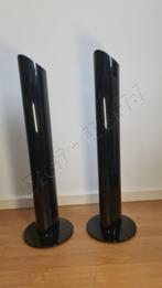 Kef 5000 lijn speaker stands (hoogglans zwart) set, Ophalen of Verzenden, Zo goed als nieuw, Front, Rear of Stereo speakers, Overige merken