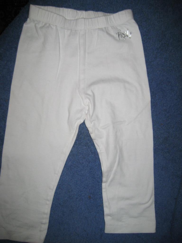 Wit capri-broekje, 128/134, Persival, Ophalen of Verzenden, Zo goed als nieuw, Meisje, Broek