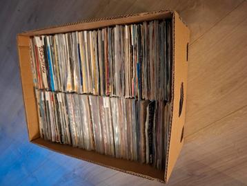  Doos vol 7” singles – 70s & 80s hits – beschikbaar voor biedingen