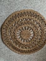 Mooie ronde rieten mat. Doorsnee is 92 cm, Ophalen, Zo goed als nieuw, Rond, 50 tot 100 cm