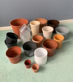 Verzameling plantenpotten div maten materialen kweekpotten, Tuin en Terras, Kunststof, Gebruikt, Rond, Tuin