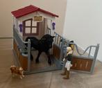 Schleich stal met Friespaard, Verzamelen, Speelgoed, Ophalen of Verzenden, Zo goed als nieuw