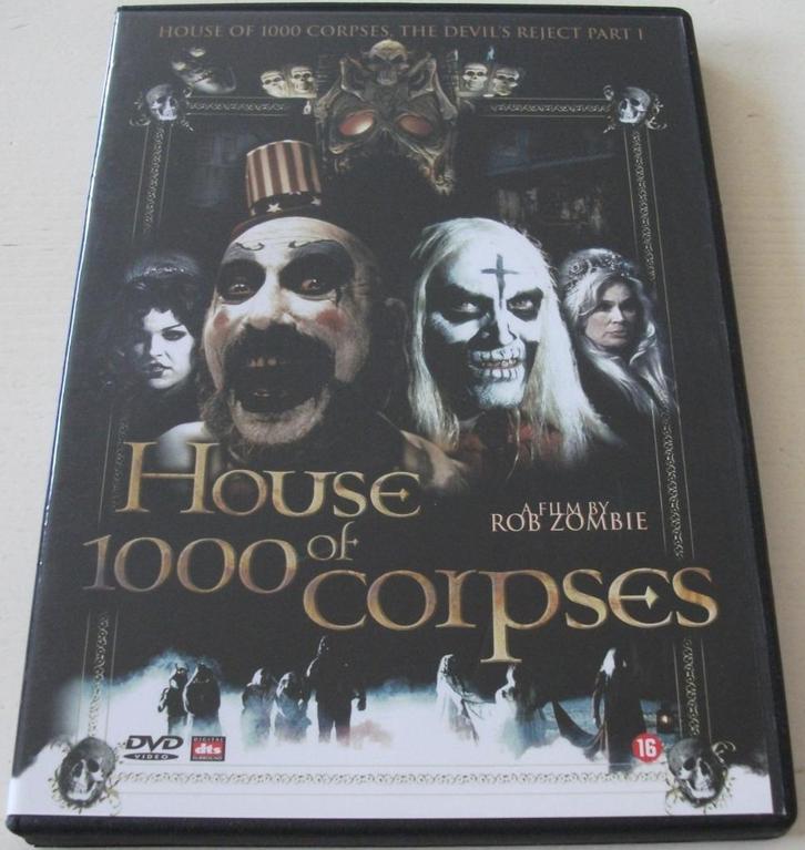Dvd *** HOUSE OF 1000 CORPSES *** Rob Zombie, Cd's en Dvd's, Dvd's | Horror, Zo goed als nieuw, Vampiers of Zombies, Vanaf 16 jaar