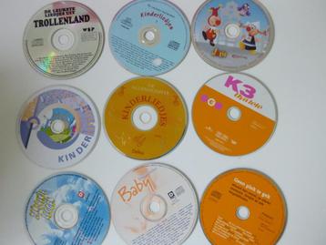 kinder cd's 9 stuks beschikbaar voor biedingen
