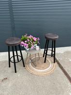 Barkrukken, 2 stuks. € 100 totaal. Zithoogte 80 cm, 2 krukken, Ophalen, Nieuw