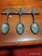 Vintage Hollandse Tinnen Lepels - Set van 3, Antiek en Kunst, Antiek | Bestek, Ophalen of Verzenden