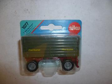 Siku 1077 2 assige Aanhanger nieuw in blister modelauto.  beschikbaar voor biedingen