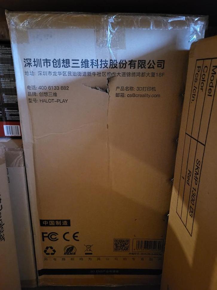 Nieuw Creality Halot Play 4K Resin printer, Computers en Software, 3D Printers, Nieuw, Ophalen of Verzenden