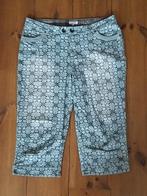 DIDI zandkleurige grafische print capri broek, maat 40 M, Maat 38/40 (M), Kort, Didi, Ophalen of Verzenden