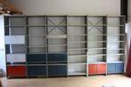 Retro vintage jaren 60 Gispen 5600 wandkast A. Cordemeyer, Ophalen, Gebruikt, 200 cm of meer, Met deur(en)