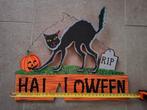 leuk ophangbordje voor halloween, Ophalen of Verzenden, Zo goed als nieuw, Feestartikel, Halloween of Griezel