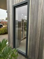 Kozijn 230,5x91cm zwart grijs, Ophalen, Kunststof, Raamkozijn