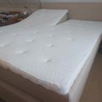 Eastborn Elektrische Boxspring 160x200, Huis en Inrichting, Ophalen, Beige, Tweepersoons, Zo goed als nieuw