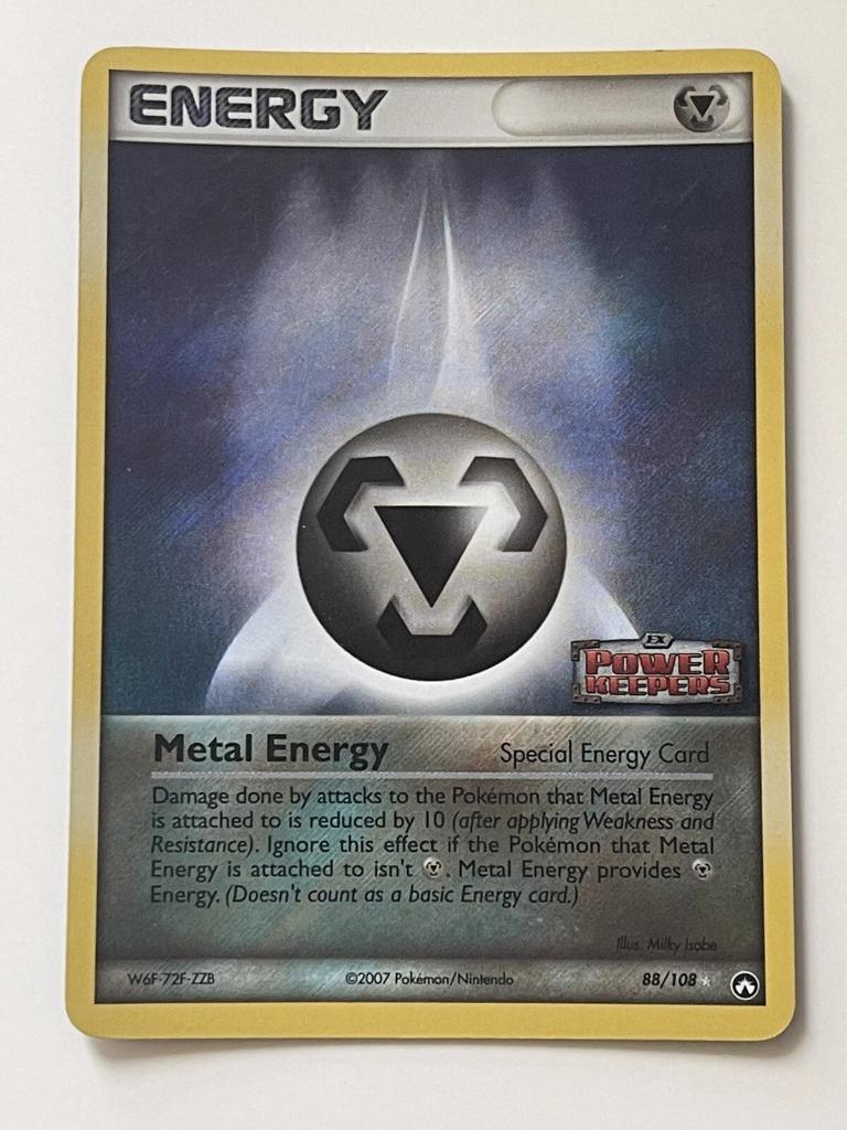 Metal Energy 88/108 Reverse Holo Ex Power Keepers pokemon, Ophalen of Verzenden, Zo goed als nieuw, Losse kaart, Foil
