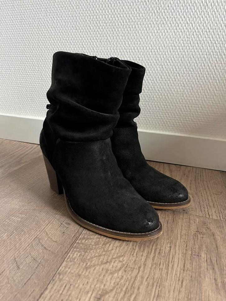 Ann Rocks Dames Enkellaarsjes. Maat 36, Kleding | Dames, Schoenen, Zo goed als nieuw, Lage of Enkellaarzen, Zwart, Ophalen of Verzenden
