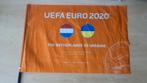 Nederland - Oekraïne EK 2020 vlag, Diversen, Vlaggen en Wimpels, Ophalen of Verzenden