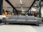 Leolux Bellice Bank Prairie stof Blauw grijs Design l296, Huis en Inrichting, Leolux, Ophalen of Verzenden, Zo goed als nieuw