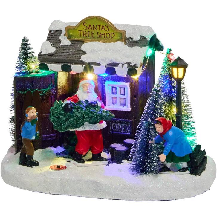 Super Gezellig Kersttafereel met Sfeervolle LED verlichting, Diversen, Kerst, Nieuw, Verzenden