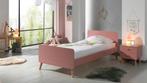 Roze Kinderbed Vipack Billy 90x200, Ophalen, 85 tot 100 cm, Gebruikt, Lattenbodem
