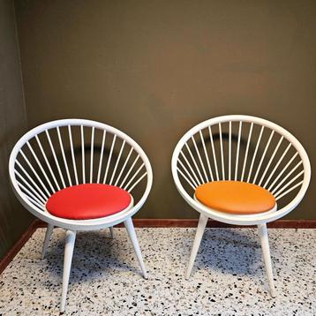 Circle chair by Yngve Ekström - Vintage Zweeds design Stoel 