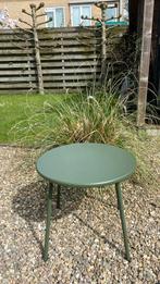 Groene salontafel doorsnede 50 cm, Ophalen of Verzenden, Zo goed als nieuw