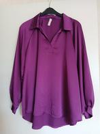 Silky blouse maat XL kleur aubergine, Ophalen of Verzenden