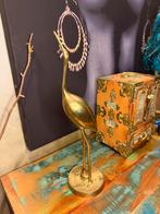 Vintage koperen kraanvogel, Antiek en Kunst, Antiek | Koper en Brons, Ophalen of Verzenden, Koper