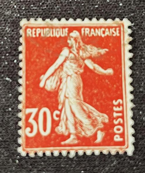 1921 Frankrijk Semeuse 30c Yvert 160 gebruikt, Postzegels en Munten, Postzegels | Europa | Frankrijk, Gestempeld, Verzenden