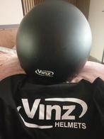 Vinz scooterhelm mat zwart met ingebouwd vizier en hoes, Ophalen, Zo goed als nieuw