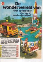 Retro reclame 1977 Mattel Barbie op de camping camper pop, Overige typen, Ophalen of Verzenden