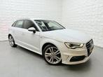 Audi A3 Sportback 1.4 TFSI 3x S LINE AUTOMAAT LEER PDC NAP, Auto's, Euro 5, Zwart, Leder en Stof, Origineel Nederlands
