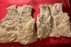 Schapenvacht bodywarmers kerst-toneel herders, Kleding | Dames, Bodywarmers, Ophalen of Verzenden, Gedragen, Maat 38/40 (M), Wit