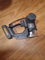 Worx WX550.9 Decoupeerzaag + 20V Accu - Gebruikt, Gebruikt, Decoupeerzaag, Worx, Ophalen of Verzenden