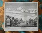 Originele antieke prent 1730 Stadlander Wetering Rustwerker, Antiek en Kunst, Kunst | Etsen en Gravures, Ophalen of Verzenden