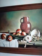 Stilleven olieverf schilderij, gemerkt, Ophalen of Verzenden