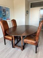 Antieke Engelse  Gateleg Eettafel !, Huis en Inrichting, Tafels | Eettafels, Ophalen, Gebruikt, 100 tot 150 cm, Vier personen