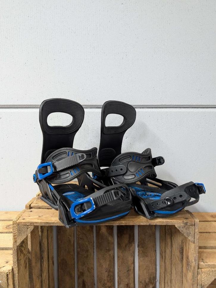 Bent metal transfer snowboard binding maat L, Sport en Fitness, Snowboarden, Zo goed als nieuw, Bindingen, Ophalen of Verzenden